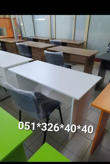 Masa və oturacaq dəstləri: Qonaq otağı üçün, Yeni, Açılmayan, Dördbucaq masa, 1 stul — 6