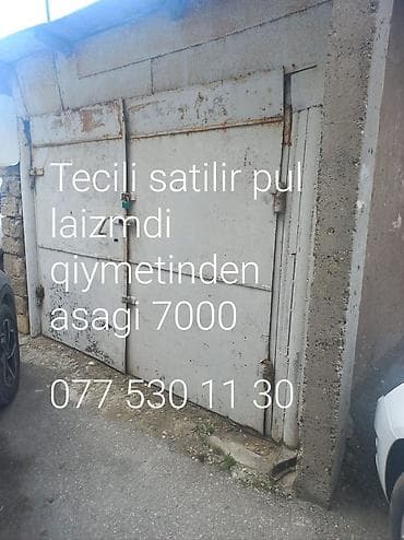 essek satilir: Metalkarkaslı qaraj/boks - İkiqanadlı dəmir qapı, xaricdən asma qıfıl — 1