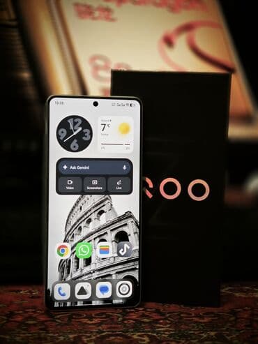 Audio: Vivo iQOO Z9 Turbo+, 256 GB, rəng - Ağ, Barmaq izi — 3