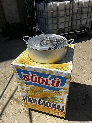 Südlü Qarğıdalı bişirmək üçün mobil köşk və elektrikli qazan seti lalafo.az -da Südlü Qarğıdalı bişirmək üçün mobil köşk və elektrikli qazan seti
