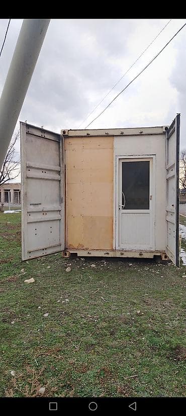 Konteynerlər: Metal konteyner ev/ofis - 40 fut ölçülü metal dəniz konteyneri — 5