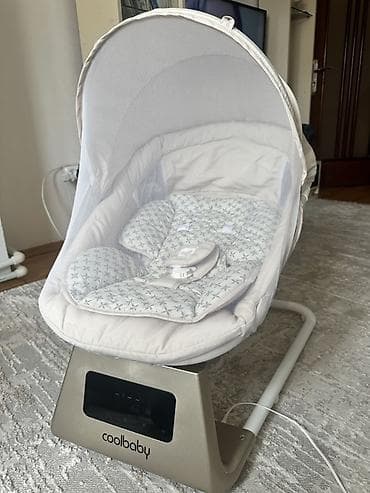 Coolbaby elektron beşik/uşaq nənni - Rəqəmsal panel və taymer: ön