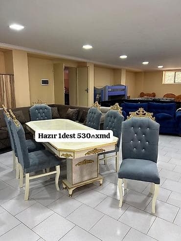 stol ikinci el: Qonaq otağı üçün, Yeni, 6 stul — 1