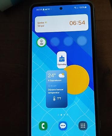 samsung galaxy tab a9 plus: Samsung Galaxy A52, 256 GB, rəng - Mavi, Barmaq izi — 1