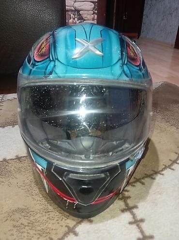 iphome x: Motorsiklet üçün tam üzlü dəbilqə - Rəng və dizayn: Parlaq qrafikalı — 4