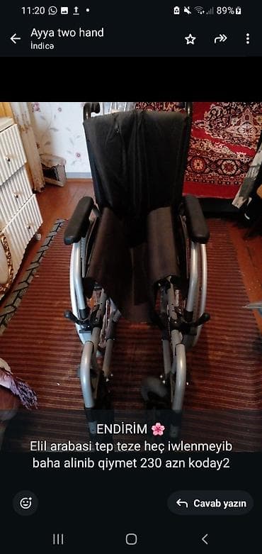 matorlu araba: Ottobock əlil arabası - Brend: Ottobock - Mexaniki, iki əl ilə — 4