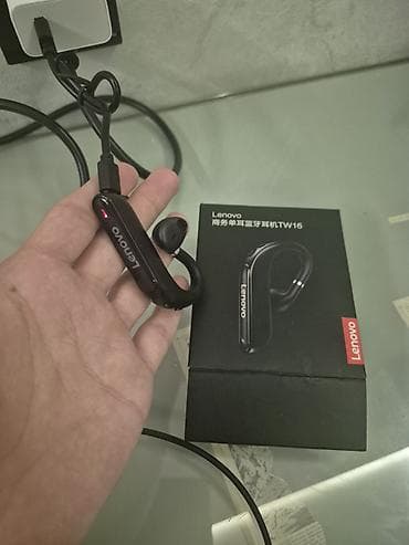 Mətbəx texnikası: Yeni Simsiz (Bluetooth) Qulaqcıqlar, Lenovo, rəng - Qara — 5