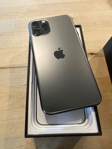 apple 13 pro max qiymeti: IPhone 11 Pro, 64 GB, Space Gray, Face ID — 1