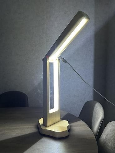 Картины и портреты: Taxta masa lampası – əl işidir - Material: təbii ağac (yumşaq — 6