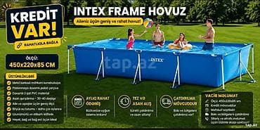 KREDİT VAR INtex Frame Hovuz – ailəniz üçün geniş və rahat hovuz!