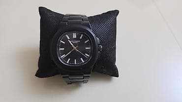Наручные часы: Patek Philippe Qara metal qol saatı – klassik dizayn - Rəng: tam qara — 2