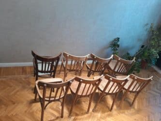 старые стулья: Для гостиной, Б/у, Нескладной, Стул — 14