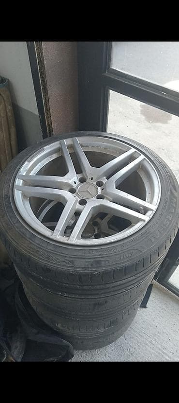 sin ve diskler: Mercedes-Benz üçün yüngül lehimli disklər və şinlər dəsti - Disklər — 1