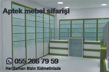 mebillər: Aptek üçün vitrin mebelləri — 4