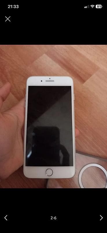 iphone 11 en ucuz: IPhone 8 Plus, 128 GB, Ağ, Zəmanət, Barmaq izi — 2