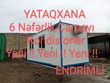 Konteyner yataqxana (metalkonstruksiya ) umumi karkas metal + ust