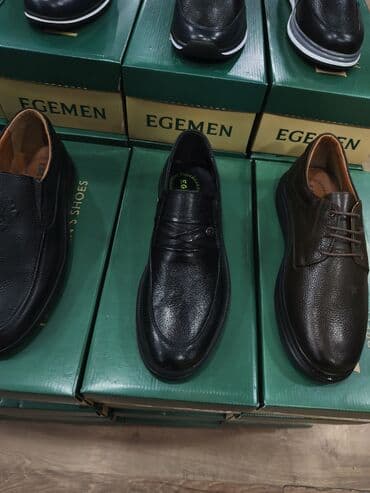 ayaqqabı кожание: Kişi ayaqqabıları – klassik və gündəlik modellər - Material: qara və — 36