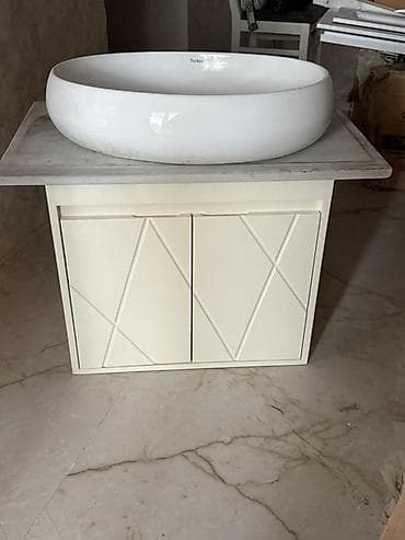 Turkaz markalı üstdənquraşdırma əl-üz yuma qabı və hamam dolabı dolaq