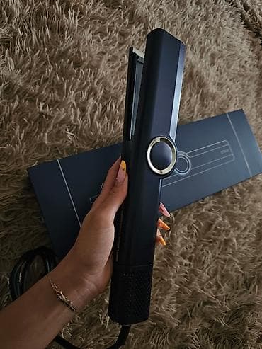 fiber optik modem: Saç düzləşdirici və fön funksiyalı styler - 2-si 1-də dizayn — 1