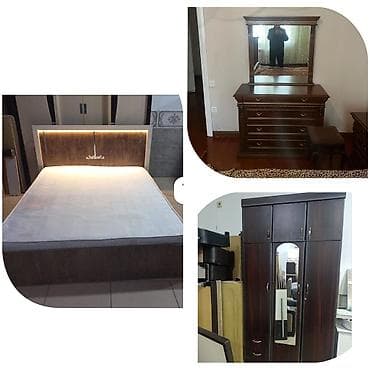 mebel termo: İkinəfərlik çarpayı, Dolab, Termo, Tumba, İşlənmiş — 1
