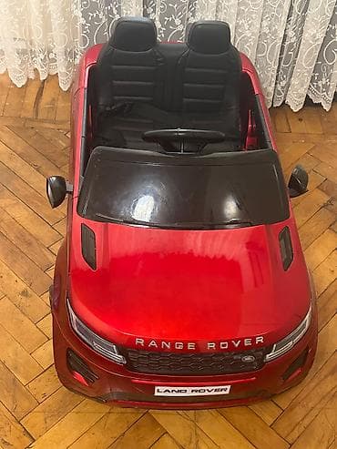 Range Rover Evoque uşaq elektro-mobil - Rəng: qırmızı, orijinal Range — 5