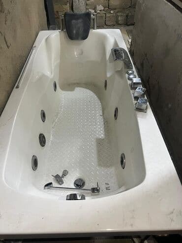 cakkuzi vanna: Hidromasajlı akril vanna - Material: ağ akril korpus, sürüşməyə qarşı — 2