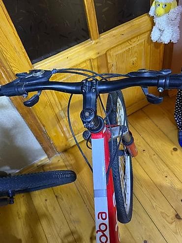 bmx velo: Toba “Super Sport” dağ velosipedi - Rəng: qırmızı-ağ - Çərçivə: Toba — 3