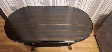 barni stol: Jurnal masası, İşlənmiş, Açılmayan, Oval masa — 1