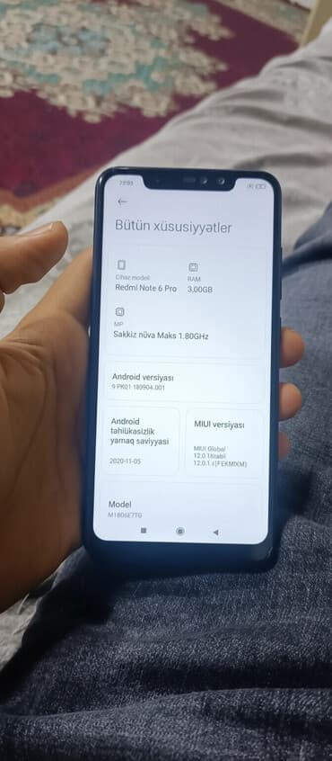 infinix zero 20 qiymeti: Redmi Note 6 Pro, 32 GB, İki sim kartlı — 1