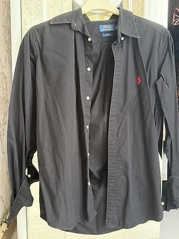 köyney: Köynək, Ralph Lauren, M, rəng - Qara — 1