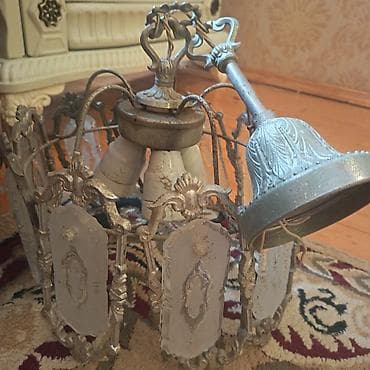 cəkiliş işığı: Çılçıraq, 3 lampa, Metal — 3