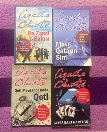 mhm ədəbiyyat: Aqata Kristi kitabları – 4-lük dəst Dəstdə olan əsərlər: - On Zənci — 1