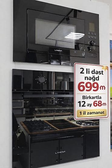 efba soba: Duxovka Lanova, Elektrik, rəng - Qara, Quraşdırılan, Yeni — 6