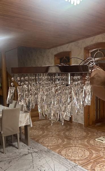 işıq lampaları: Çılçıraq, 6 lampa, Metal — 4