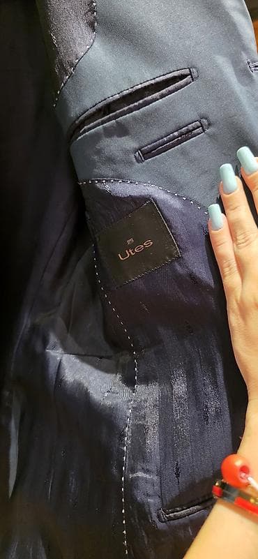 dest geyimler: Kişi klassik pencəyi – Utes, Powertech “Wool Rich” parça 48 razmer - — 2