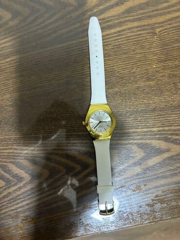 детские наручные часы swatch: İşlənmiş, Qol saatı, Swatch, rəng - Ağ — 4