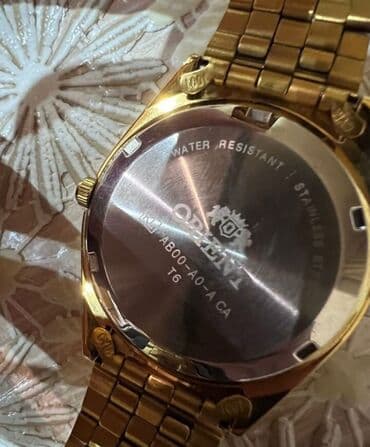 el fecr saat: Yeni, Qol saatı, Orient, rəng - Qızılı — 2