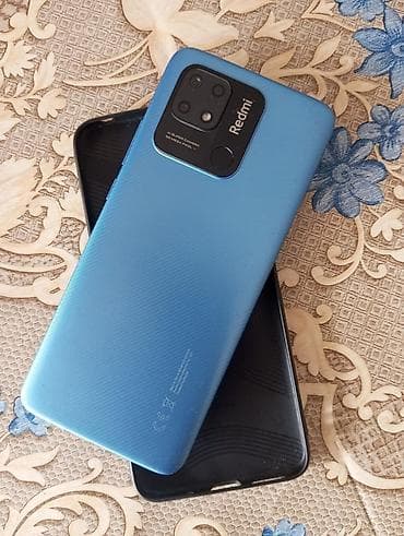 philips xenium 9@9d: Redmi 10C, 64 GB, rəng - Mavi, Sensor, İki sim kartlı, Barmaq izi — 4