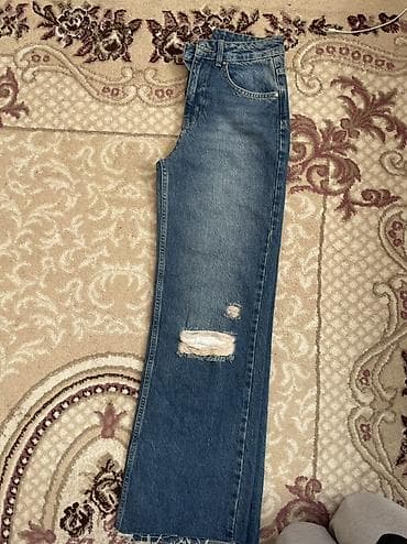 Yep yeni jeans qadın üçün📌qeyd edimki kesiklerin altına ağ parça