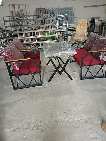 Dördbucaq masa, Qatlanan, Stullar ilə, Metal lalafo.az -da Dördbucaq masa, Qatlanan, Stullar ilə, Metal