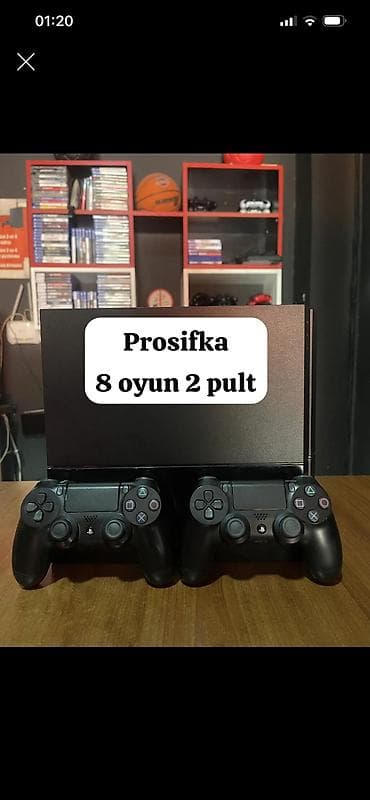 playstation 4 işlənmiş: Ps 4 Fat model Yaddas 500 GB prosifka Olinub İsteye uygun Yaddas — 1
