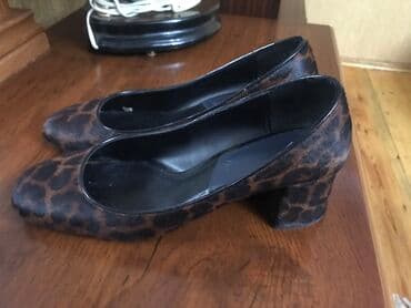 şnurlu qadın mokasinləri: Tuflilər, Ölçü: 39, rəng - Qəhvəyi, İşlənmiş — 2