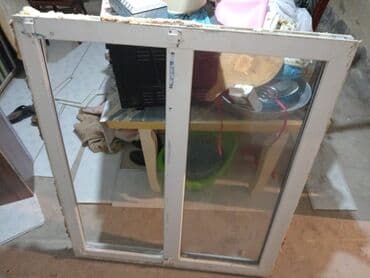 Все для дома и сада: Б/у Двухкамерное Пластиковое окно, Ширина: 100 см, Длина: 110 см, Платная установка — 2