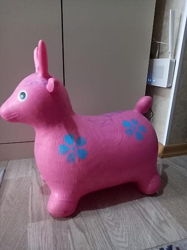 Oyuncaqlar: Uşaq üçün şişmə tullanan heyvan oyuncağı - Model: maral/ceyran — 2