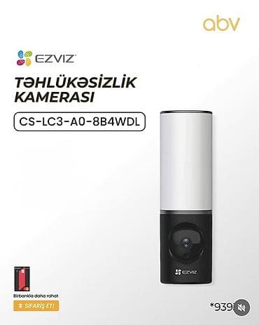 canon 5d mark iv: EZVIZ LC3 – Ağıllı Təhlükəsizlik İşıqlı Kamera (2K) EZVIZ — 2
