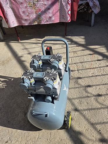 Mexaniki əl alətləri: Yağsız, səssiz hava kompressoru – 1280 W Xüsusiyyətlər: - Güc: 1280 W — 5