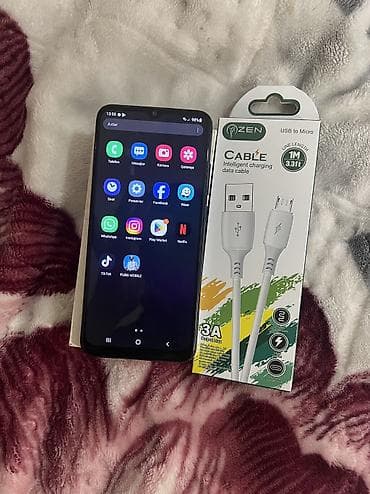 telefon a 32: Samsung Galaxy A02 S, 32 GB, rəng - Göy, İki sim kartlı — 3