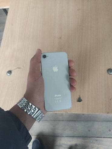 i̇phone x ekran: IPhone 8, 64 GB, Gümüşü, Barmaq izi — 1