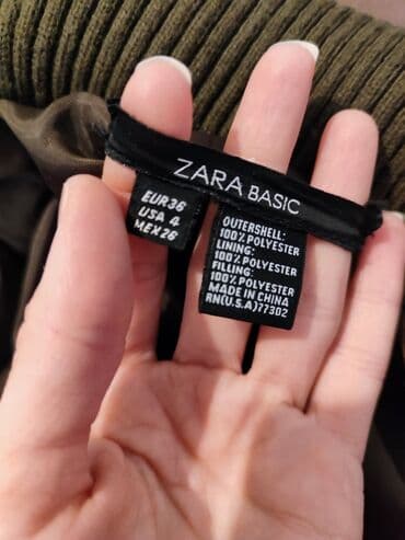 zara xs: Yaxşı vəziyyətdədir, iç tərəfdən bir az sökülüb deyə, əl ilə tikilib — 2