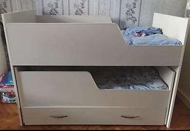 ruminiya mebelleri: Oğlan və qız üçün, Çarpayı, Matras ilə, Siyirməli, Laminat — 1